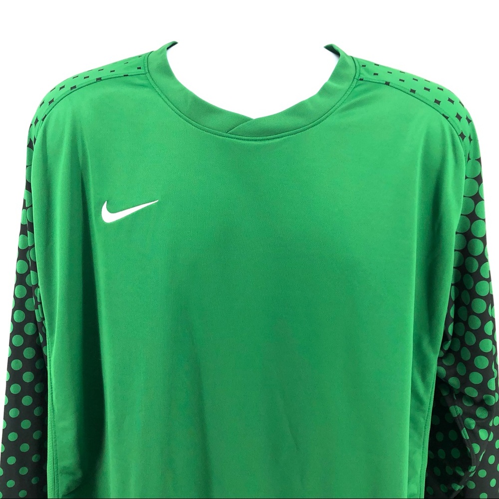 Nike Dri-Fit Green Long Sleeve Tee, Size XL - Picture 2 of 6